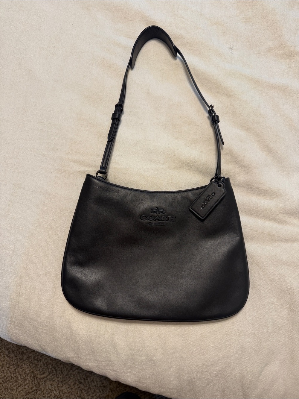 COACH Penelope Black Leather Shoulder Bag- NWOT